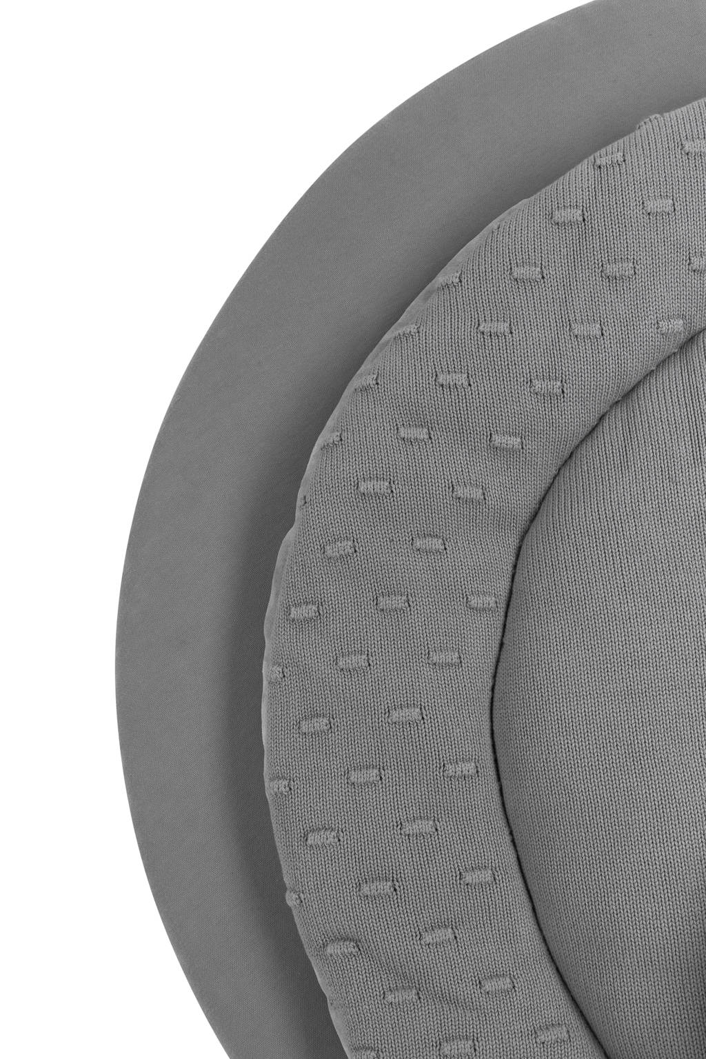 jersey hoeslaken boxmatras rond 90/95cm grijs
