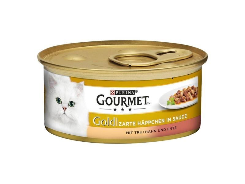 Purina Gourmet Nassfutter Gourmet Gold Megapack, in Sauce, Alleinfuttermittel für ausgewachsene- und Senior-Katzen