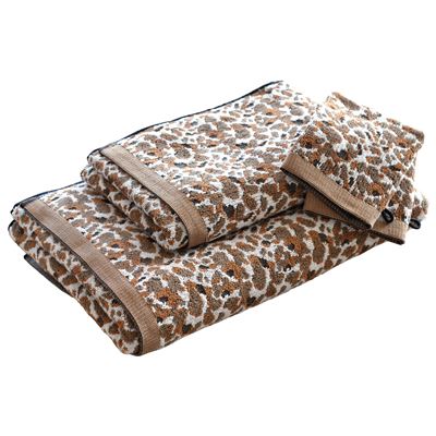 Linge de toilette relief léopard - BECQUET CRÉATION - 520 g/m²