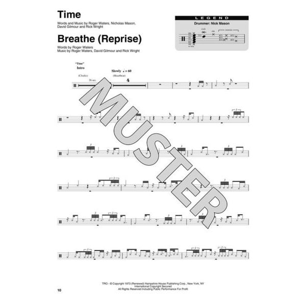 Hal Leonard Drum Play-Along Pink Floyd
