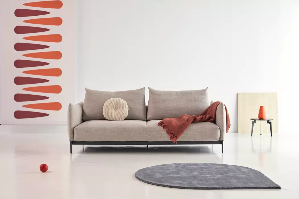 Schlafsofa Malloy Metall schwarz