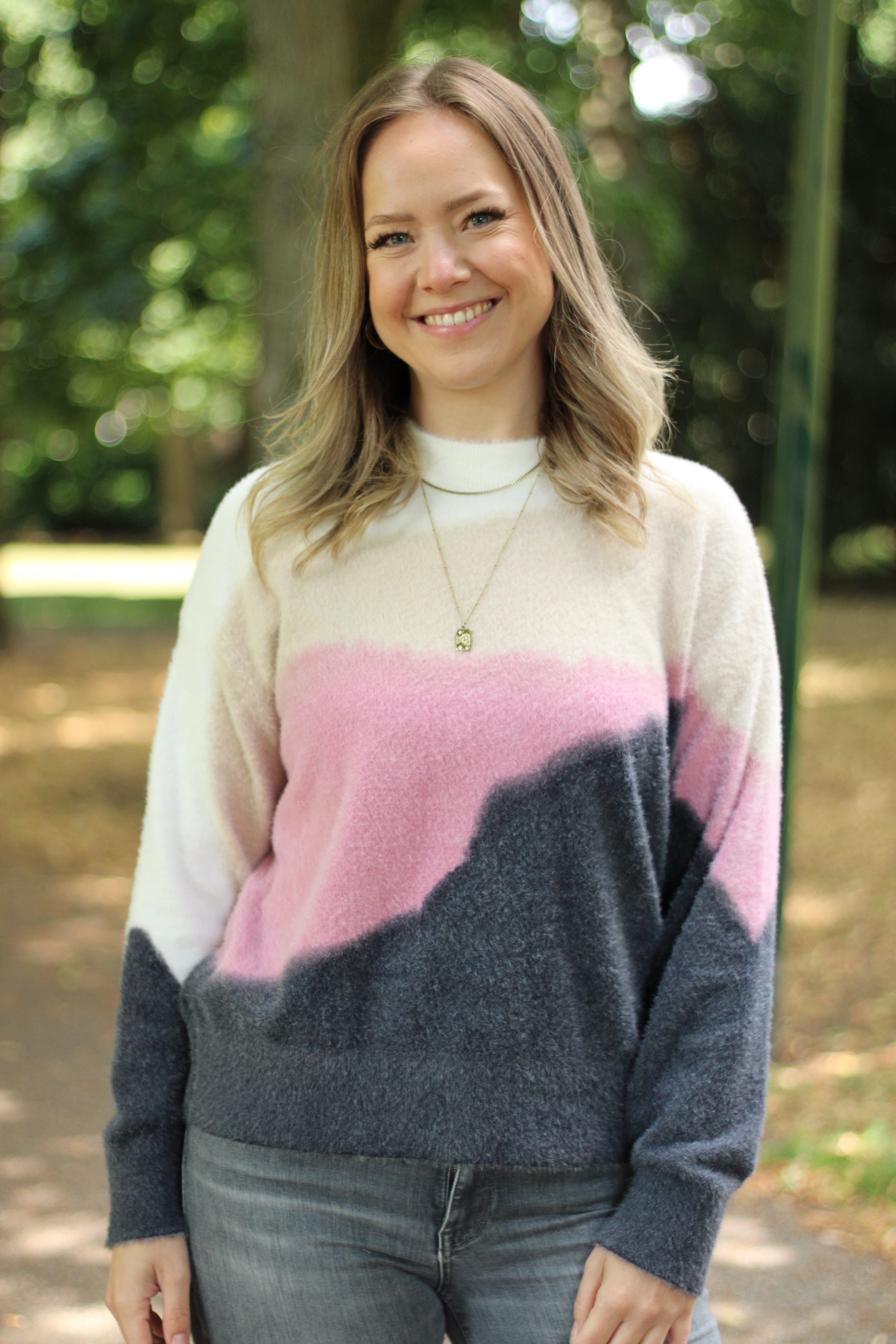 Rino & Pelle - Berdie Sweater With Print - Pink Watercolour