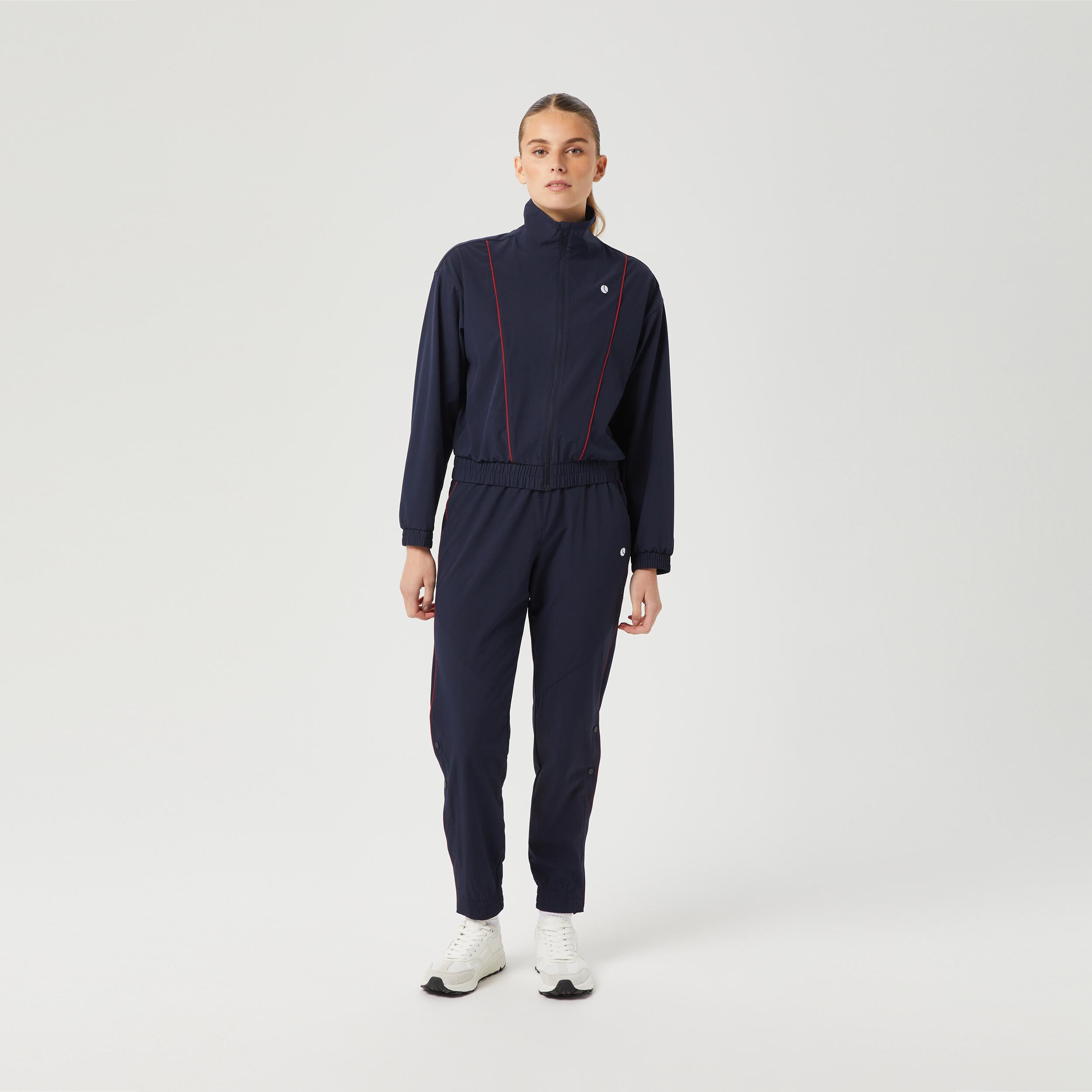 Björn Borg Ace Woven Track Veste De Survêtement Femmes - Bleu Foncé