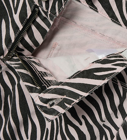 LMTD Hosen - NlfZebra - Pink Marshmallow/Raven Zebra