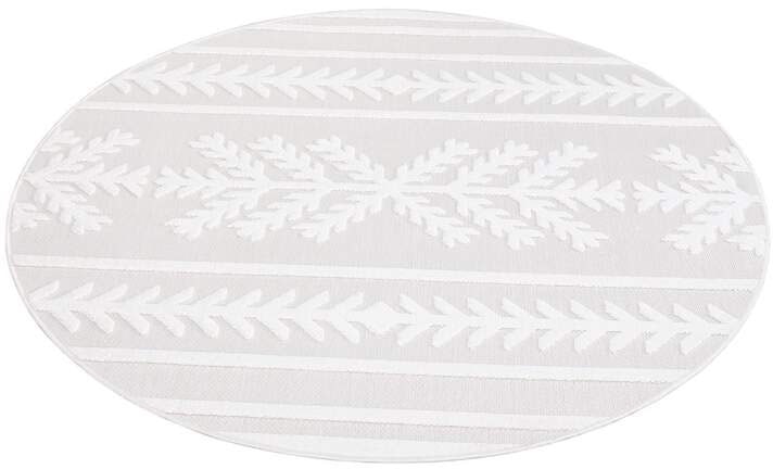 Carpet City Teppich »In-& Outdoorteppich Santorini 411, 3D-Effekt, Boho-Optik« rund 5 mm Höhe Wetterfest & UV-beständig für Terrasse, Balkon, Küche, Flur
