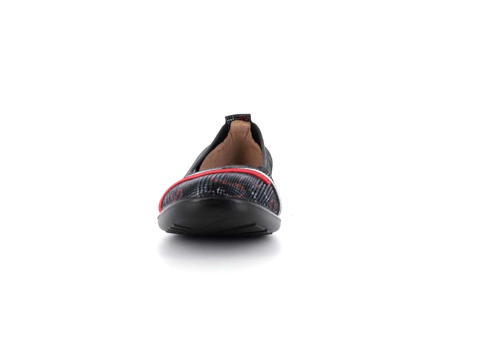 Inea-POTIOK Cuir Noir Rouge