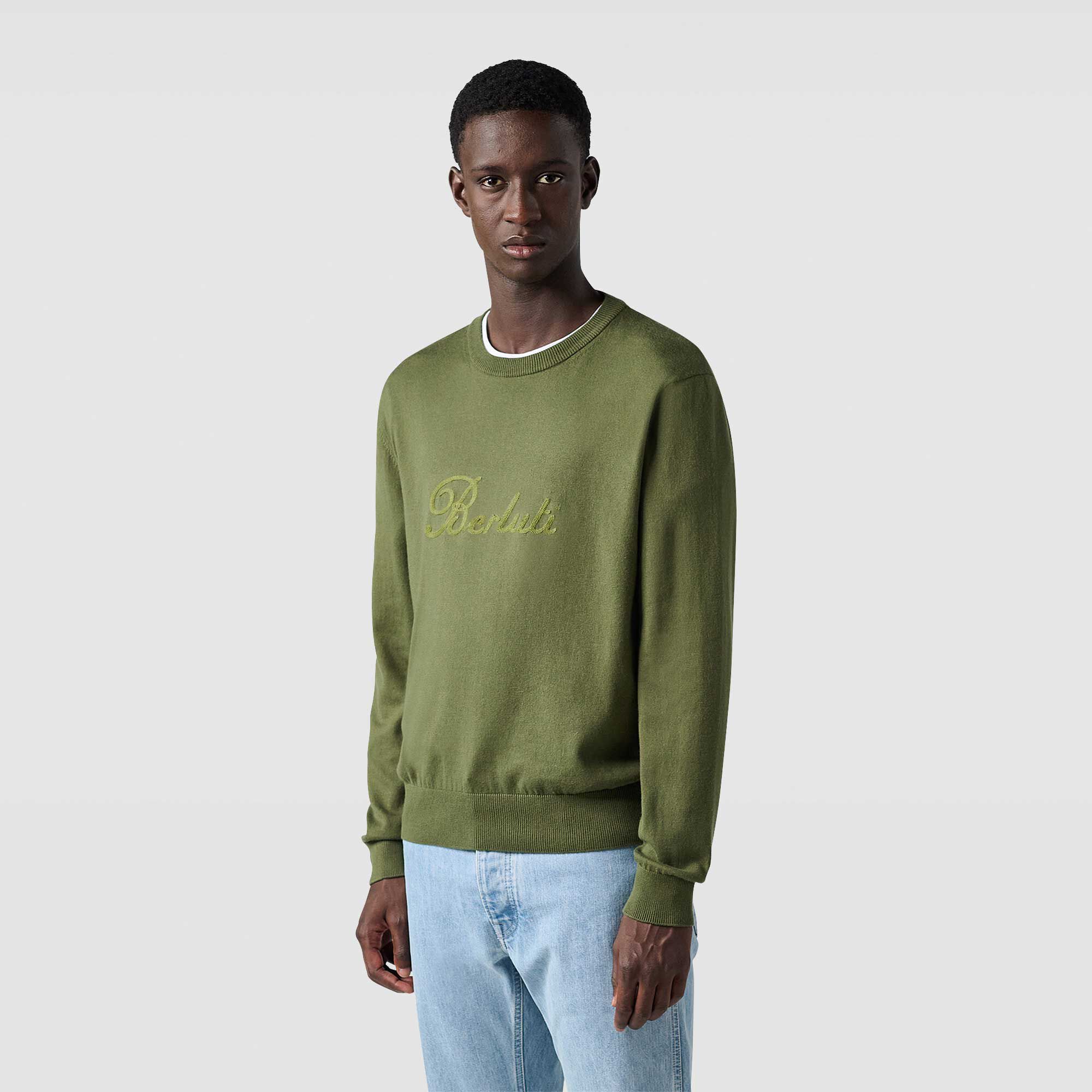 Pull En Cachemire Avec Broderie Thabor