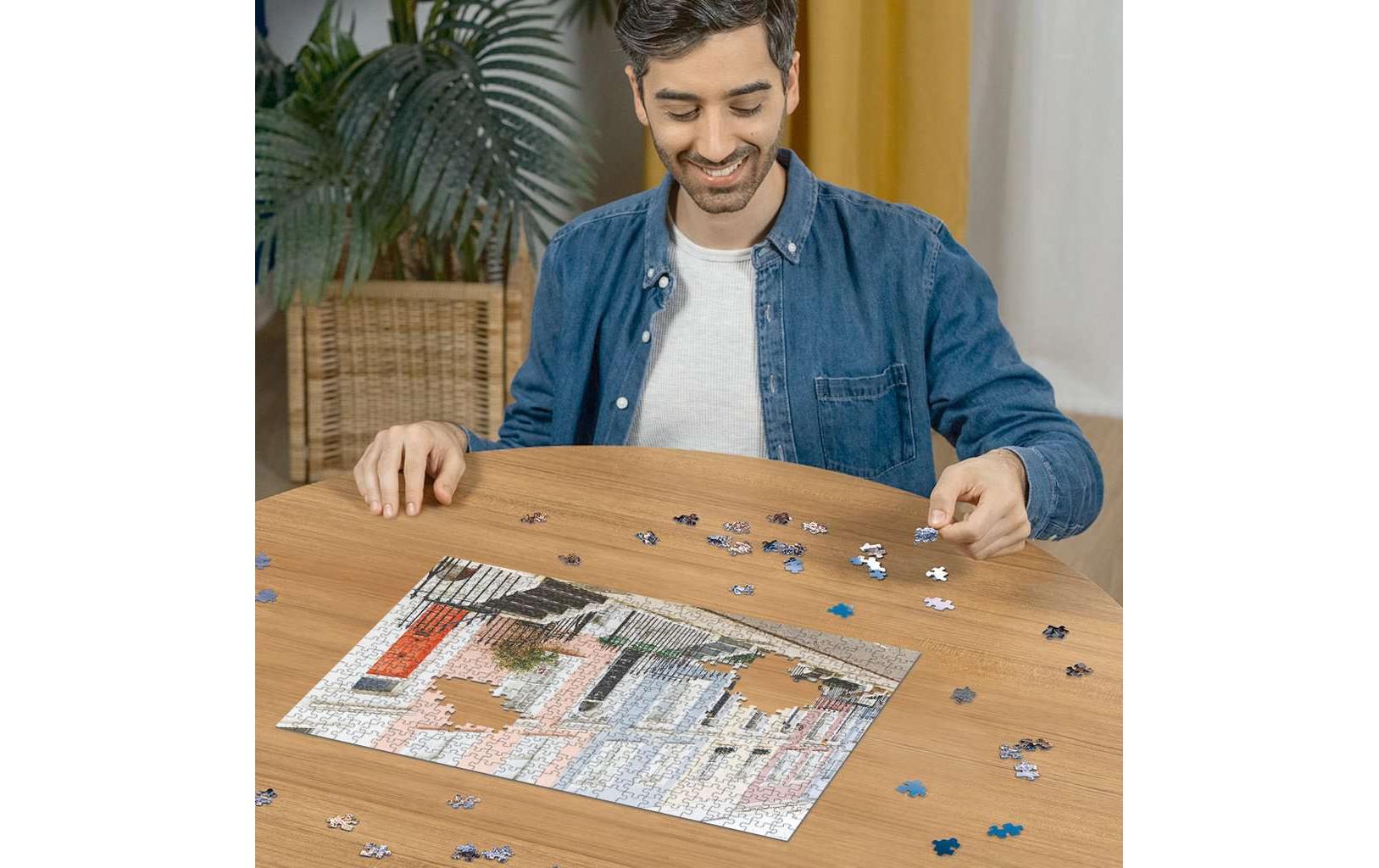Puzzle Bunte Stadthäuser in LondonKlassisches Puzzle