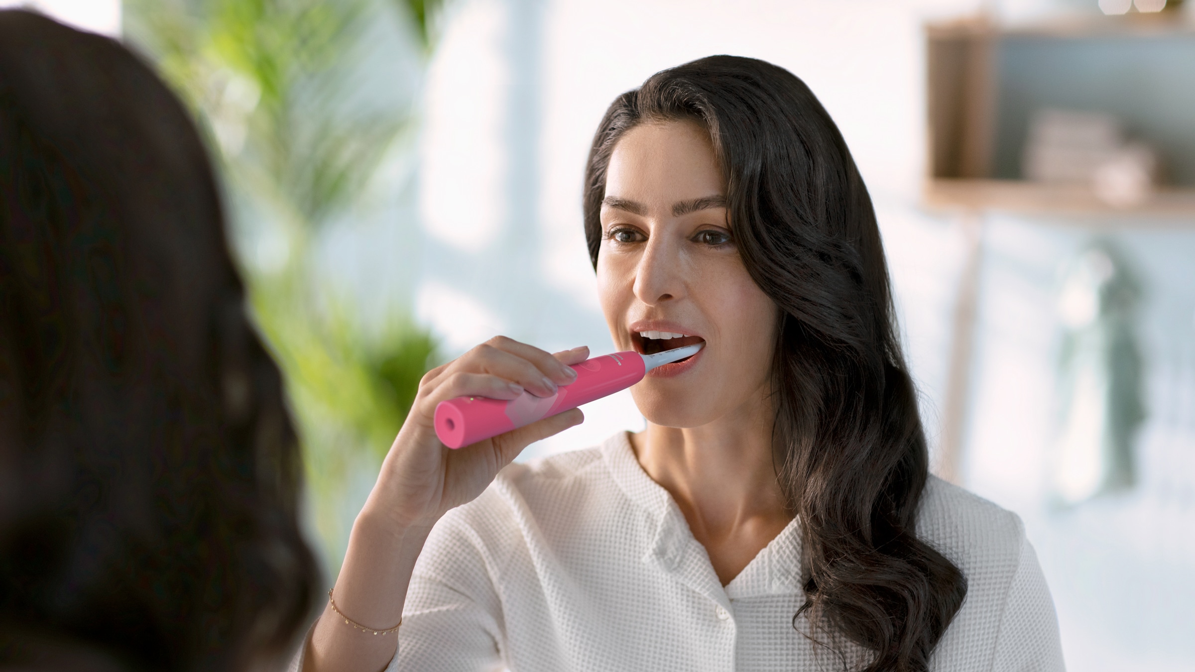 Philips Sonicare Elektrische Zahnbürste »Series 4100 HX3689« 1 Stk. Aufsteckbürsten mit integriertem Drücksensor und 2 Intensitätsstufen, inkl. Ladegerät