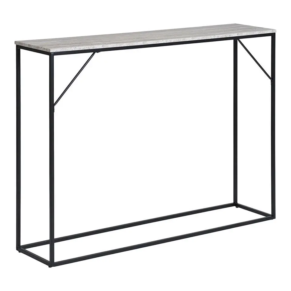 Hioshop Vita sidetable 1 plank travertin decor