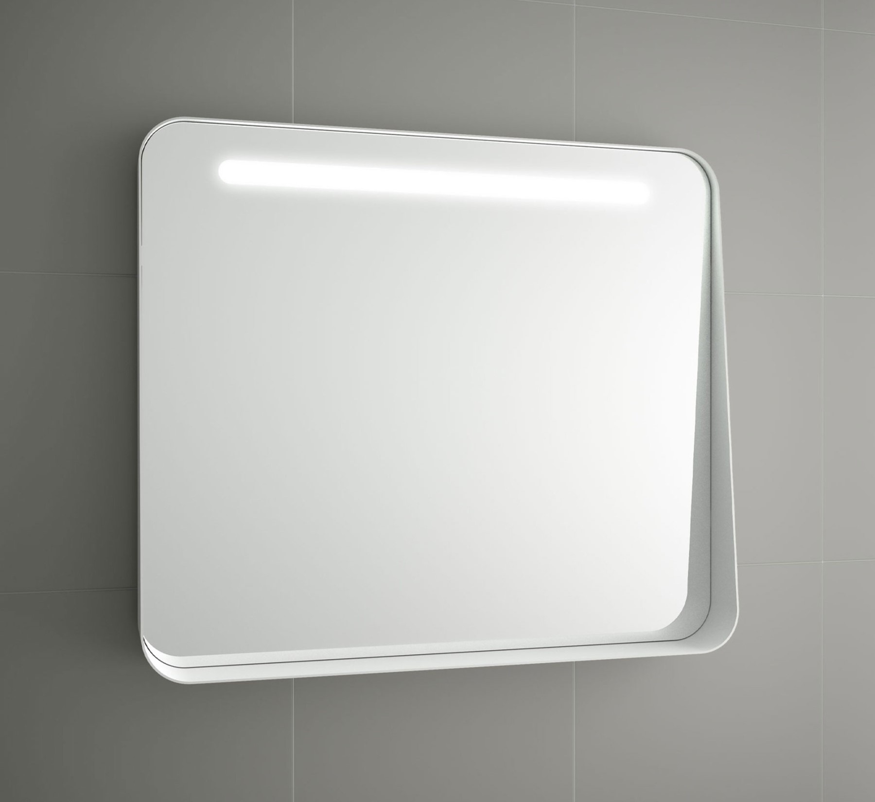 Muebles Polo spiegel met LED-verlichting 100x70cm wit