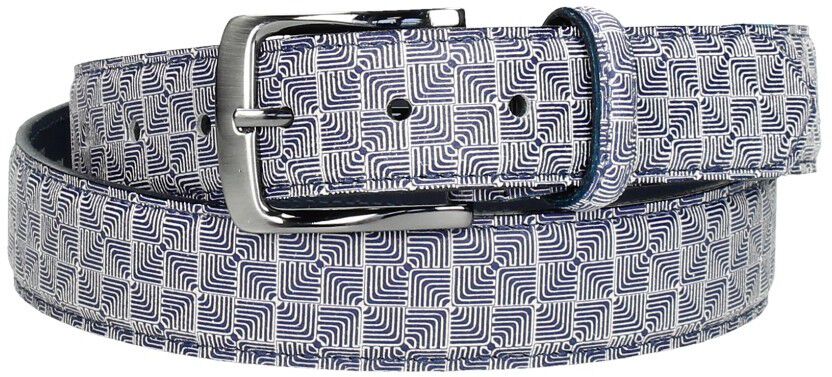 Rehab Belt Dizzy Checker licht blauw