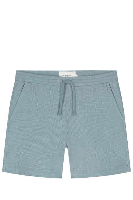 Pure Path blauwe heren korte broek