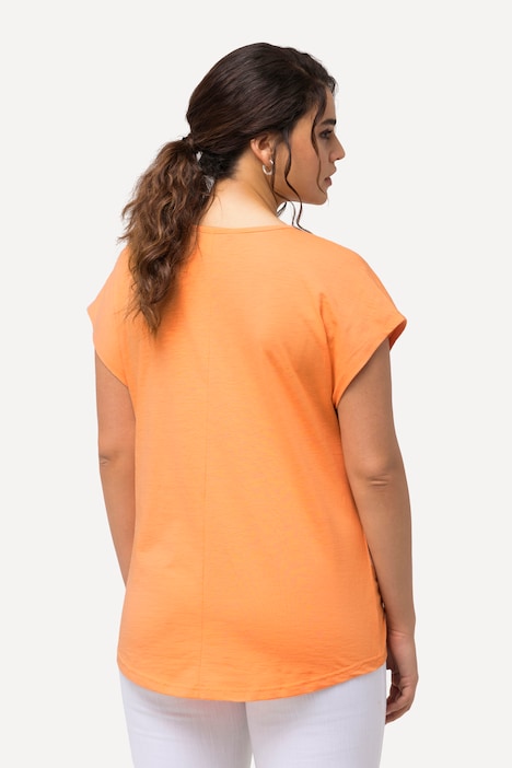 T-Shirt, Metallic-Tiermotiv, Oversized, Rundhals, Halbarm