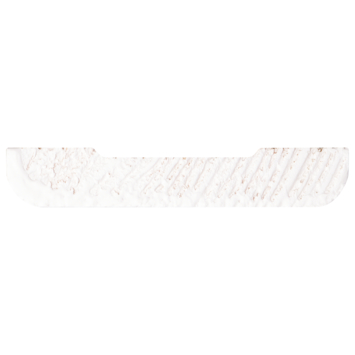 Koplat recht grenen wit gegrond 12x68 mm 270 cm