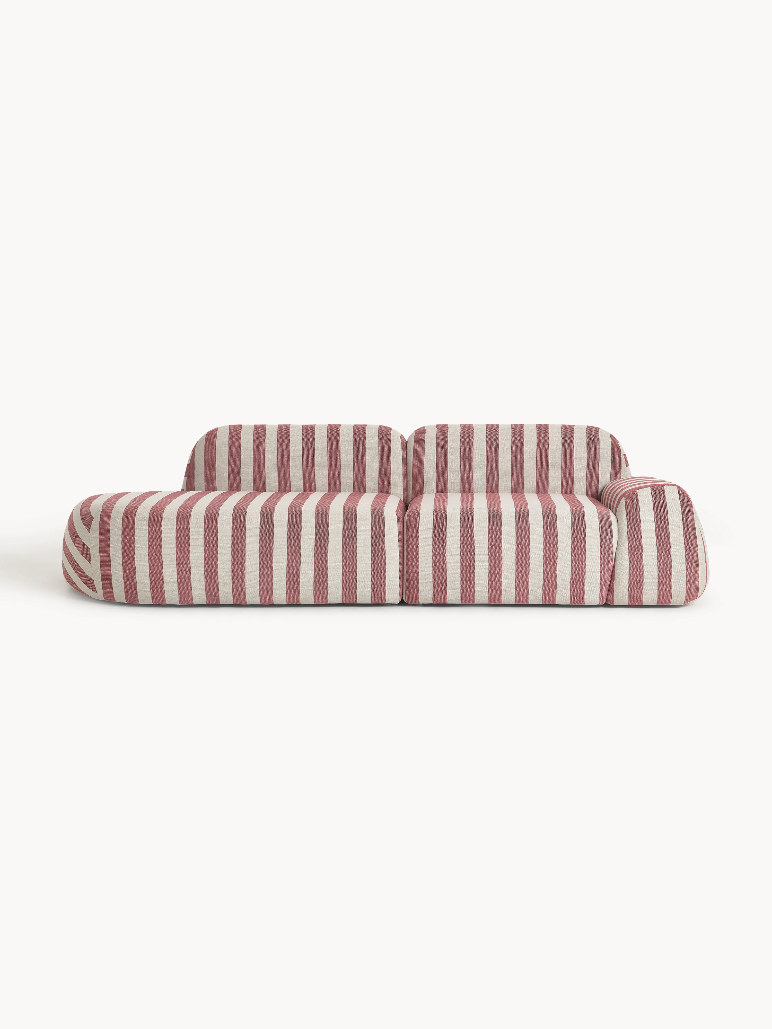 Modulaire teddy chaise longue Wolke (3-zits)