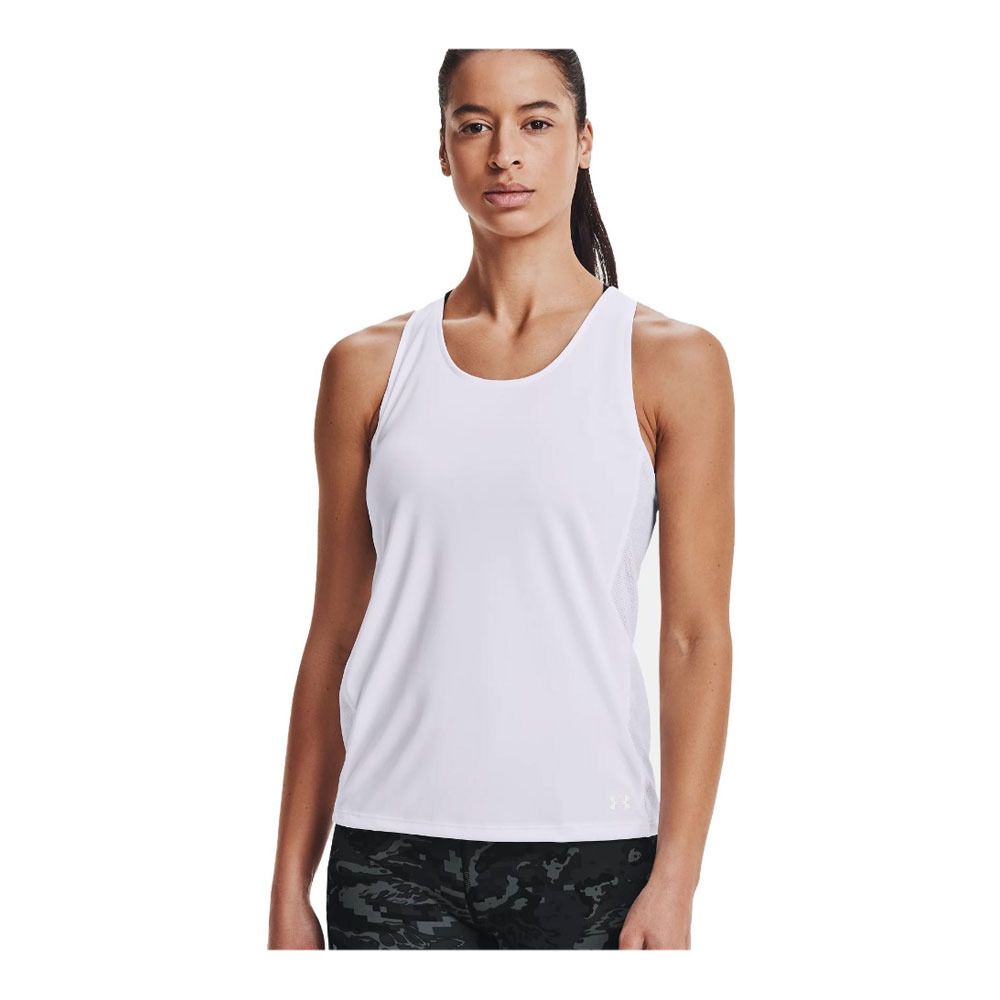 Under Armour FLY-BY - Débardeur Femme blanc