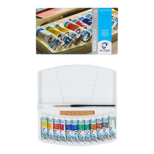 Talens Van Gogh Aquarellkasten mit 12 Tuben