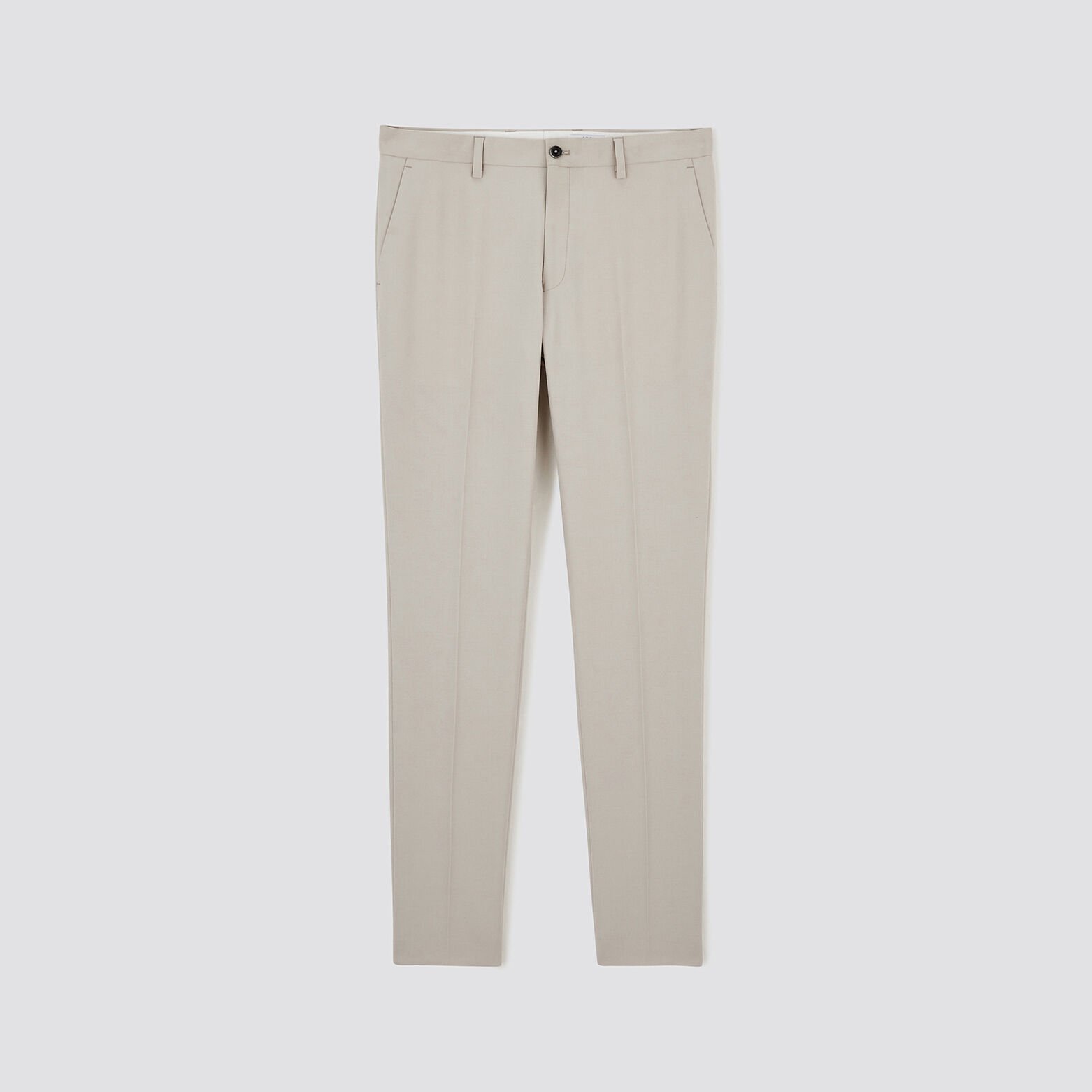 Pantalon de costume extra slim Beige