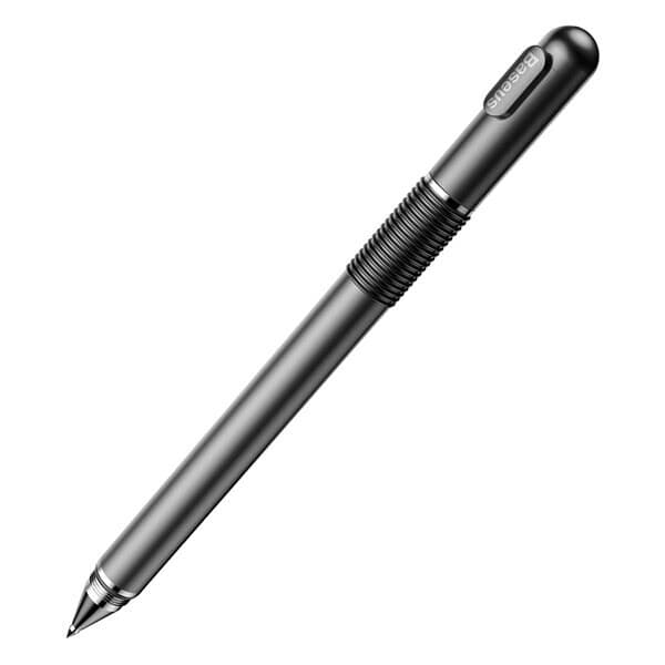 Dobbeltsidet styluspen med gennemsigtig spids og gelpen