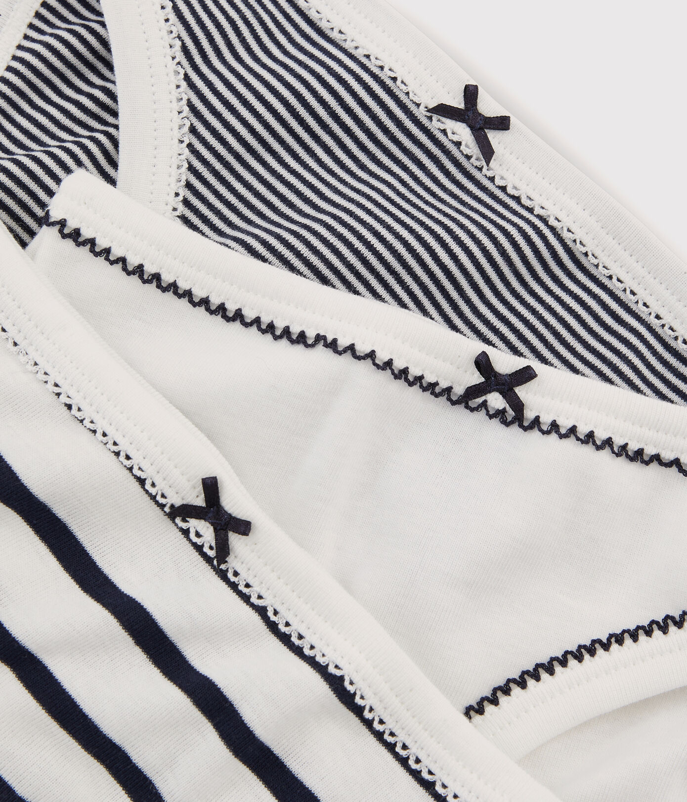 Lot de 3 culottes rayées petite fille