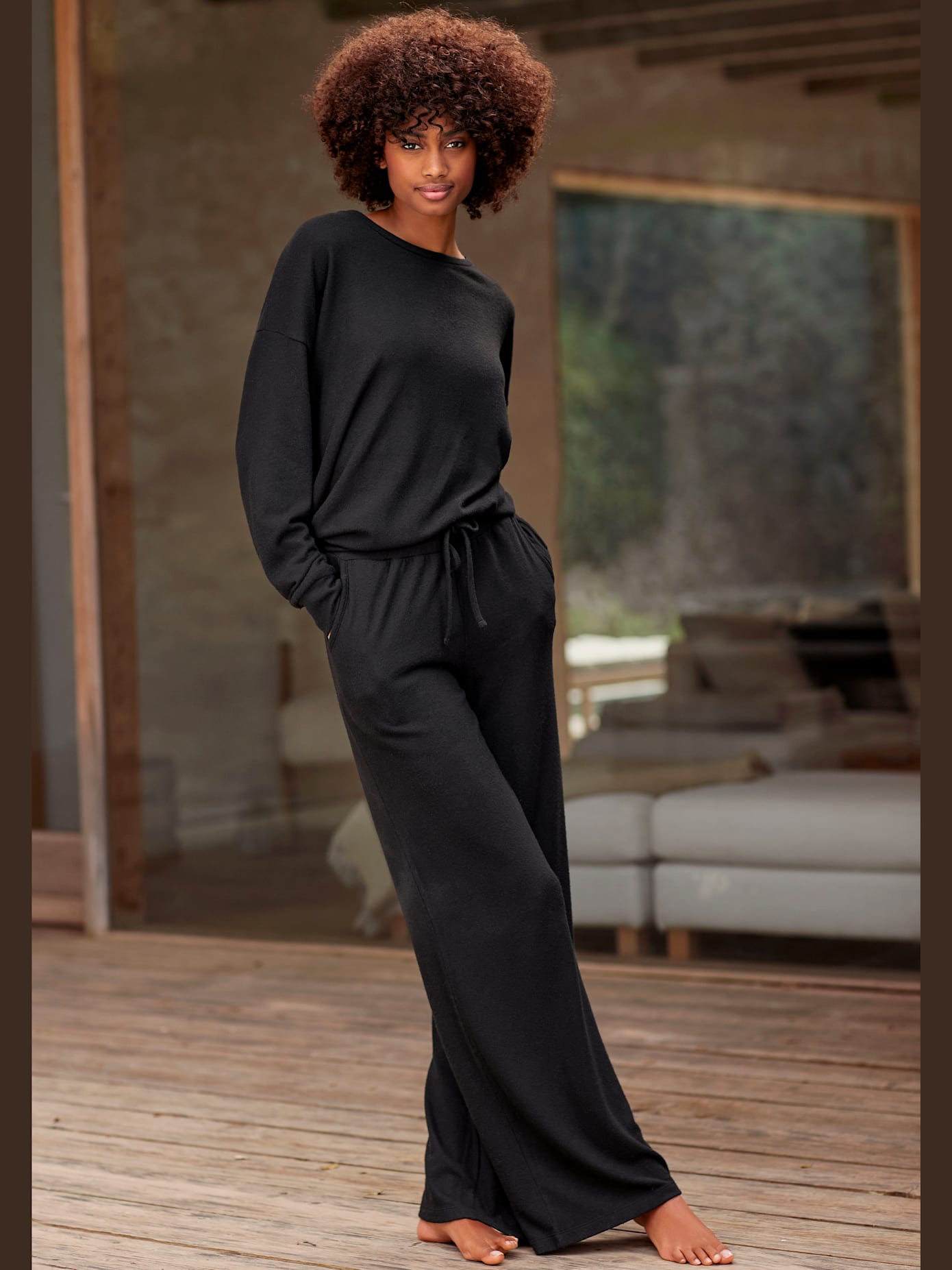 Pull en tricot pull confortable avec encolure ronde