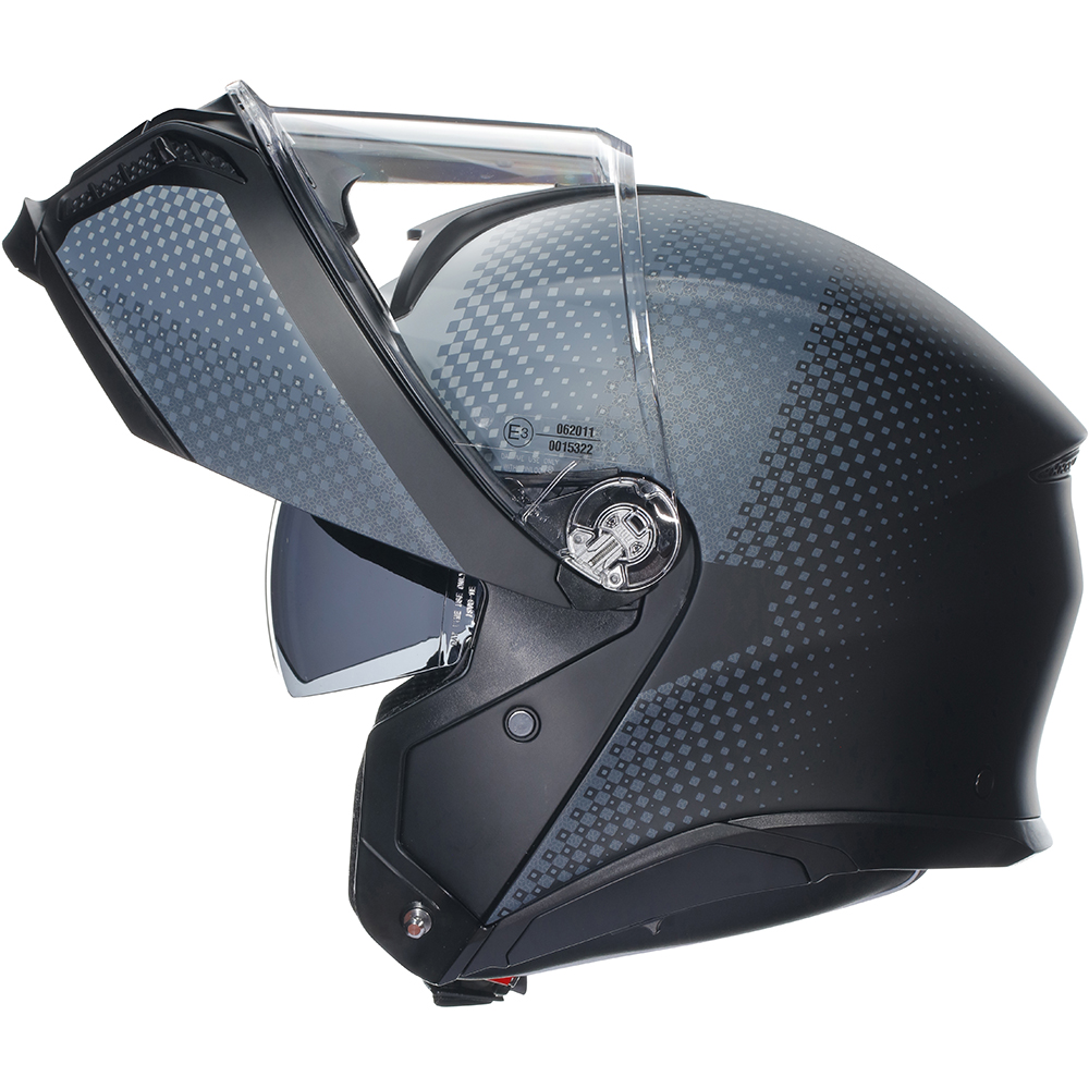 AGV - Casque Tourmodular Textour Gris / Noir Mat