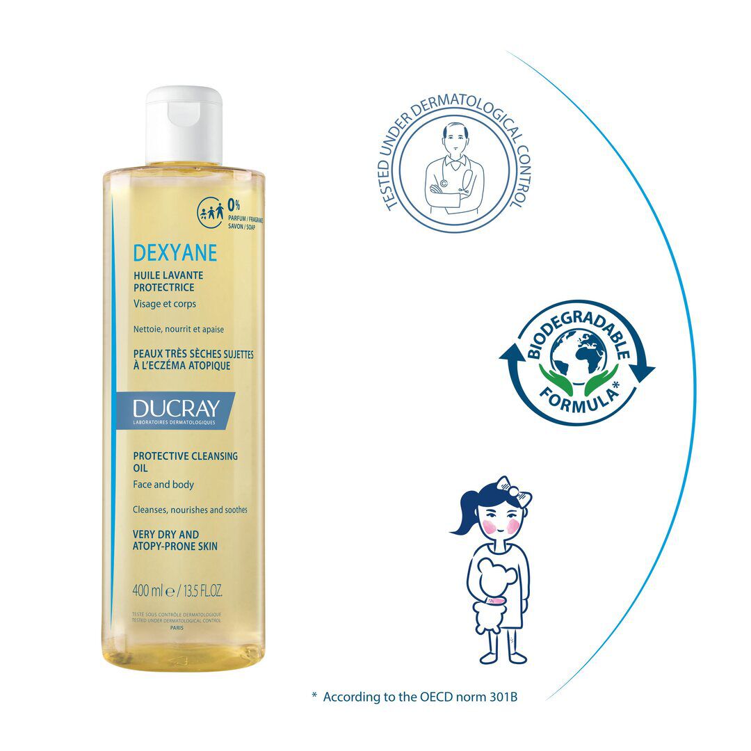 Ducray Dexyane Óleo Limpeza 400ML - 400ml