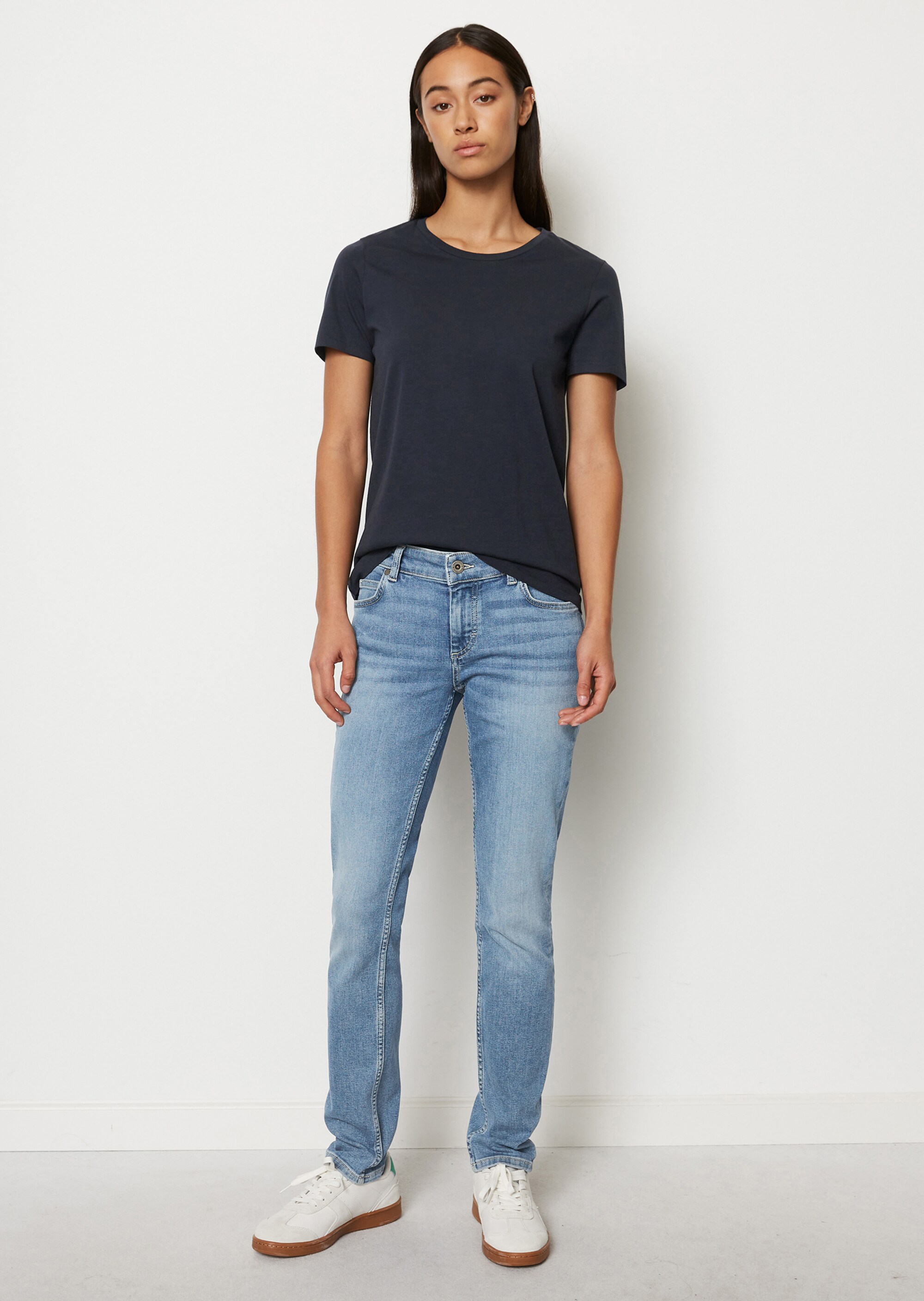 Rundhals-T-Shirt regular aus Organic Cotton
