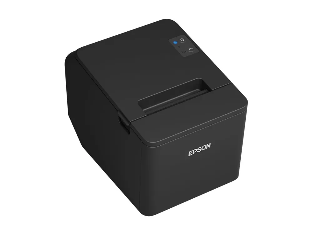 Epson TM T20IV (101) - Kvitteringsprinter - termisk linje - Rulle (7,95 cm) - 203 x 203 dpi - op til 250 mm/sek. - USB, seriel - skærer - delvis-skære cutter - sort