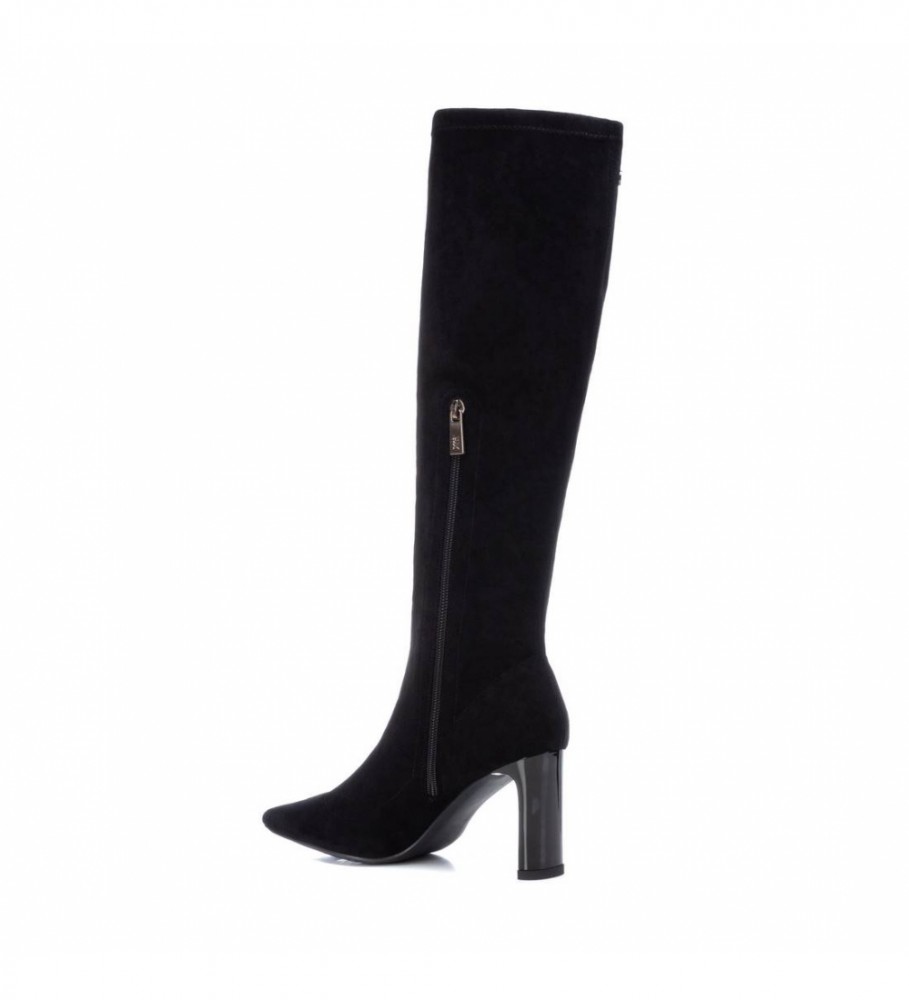 Botas Xti 140540 Pretas - Altura do salto: 8 cm -