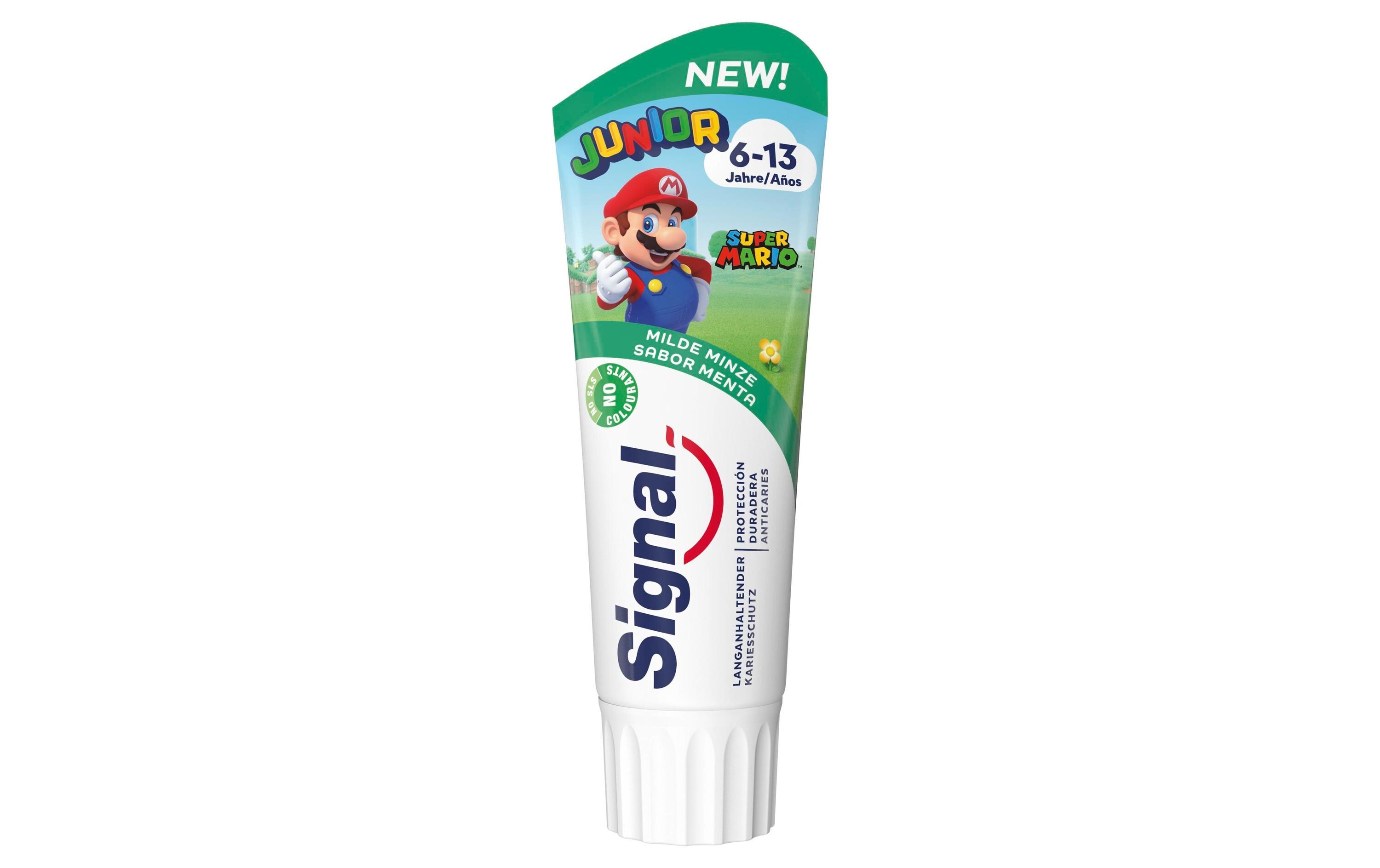 Zahnpasta Junior Milde MinzeZahncreme mit mildem Minzgeschmack