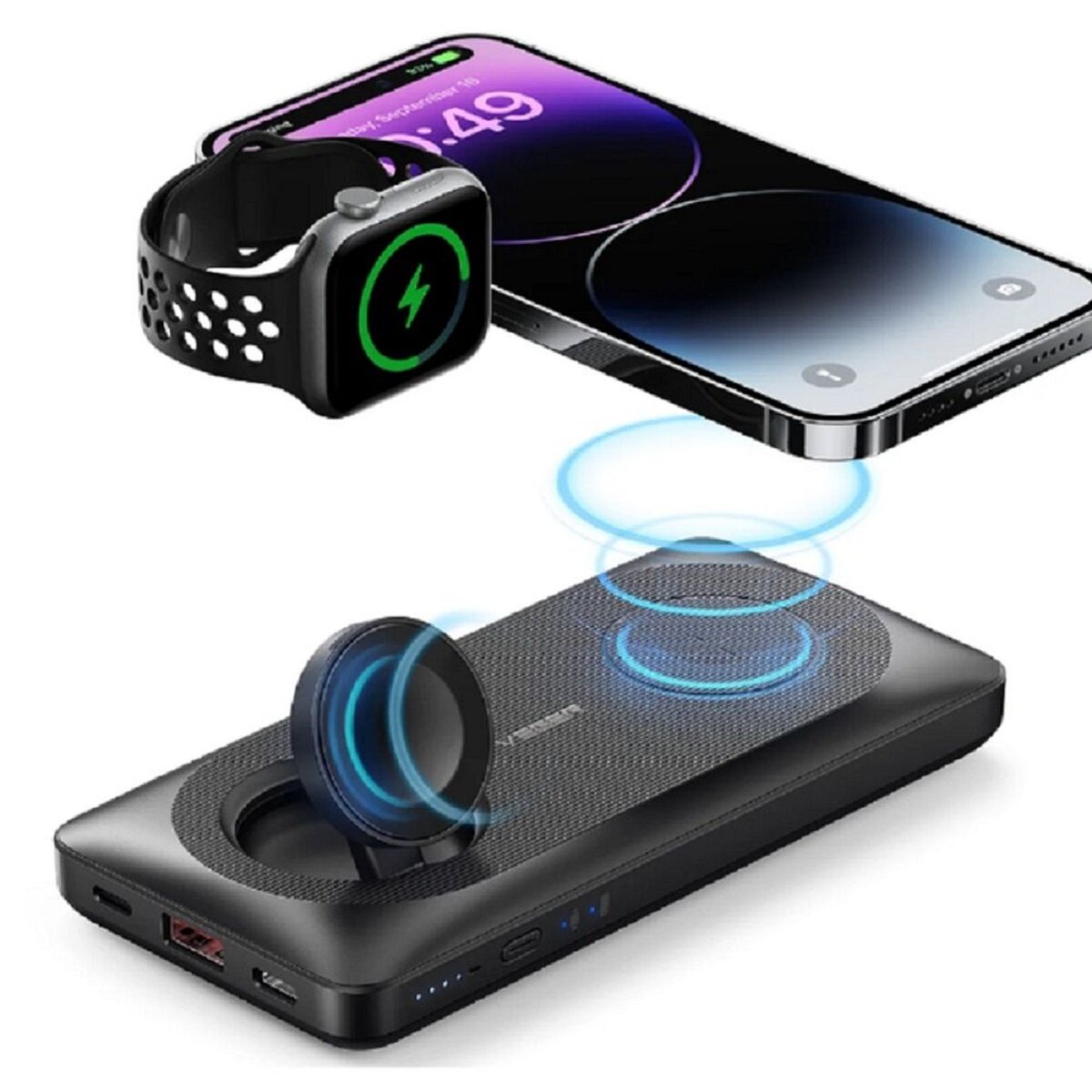 Power Bank MagMulti - 10 000mAh LCD Quick Charge for MagSafe