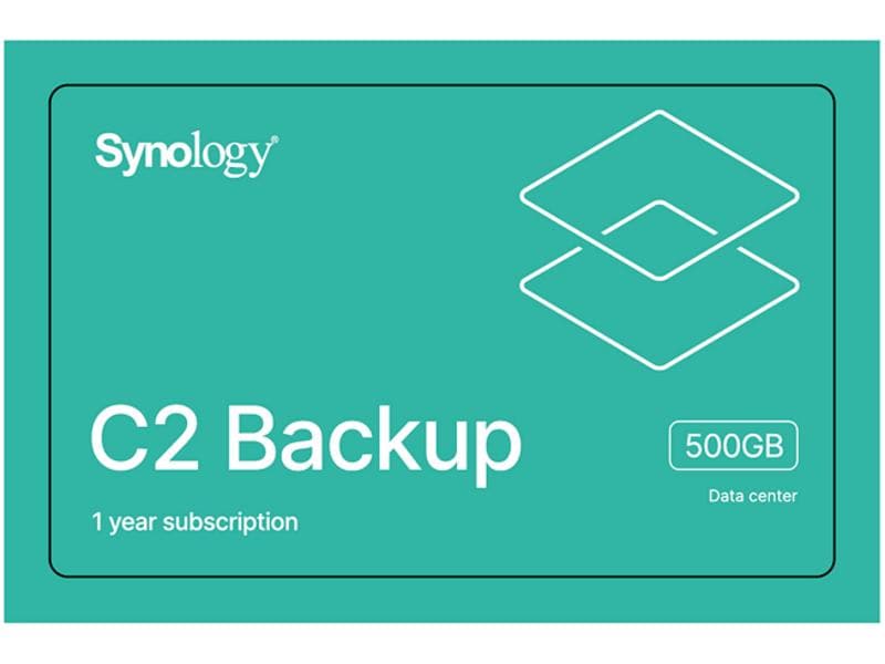 Synology Lizenz C2 Backup 1-Jahres Backup-Lizenz