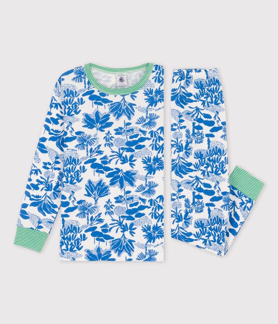Pyjama imprimé végétal petit garçon en coton