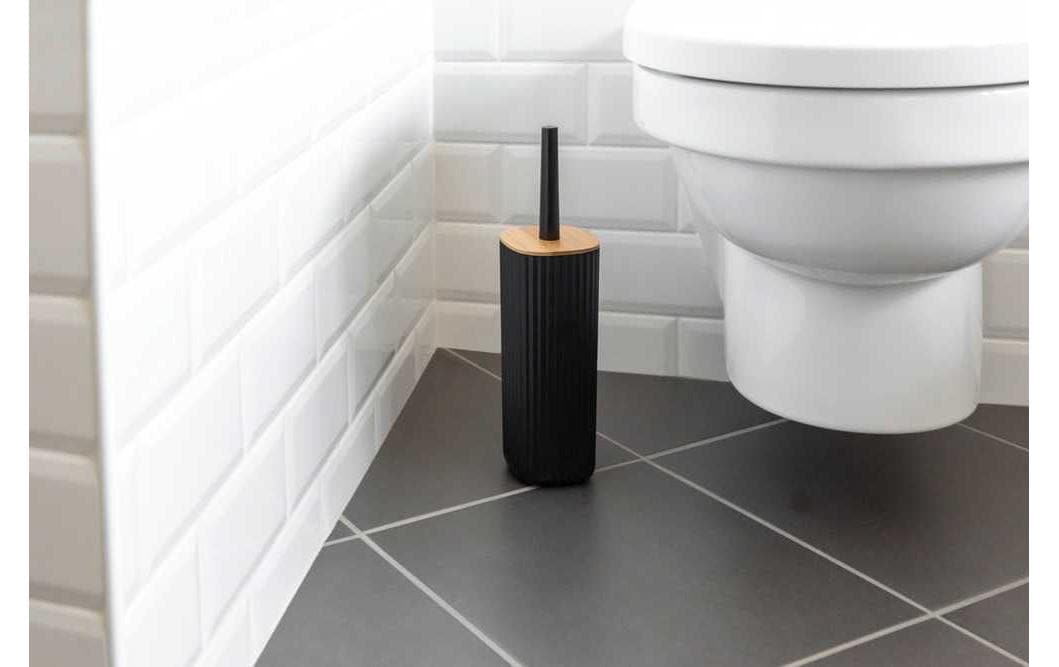Toilettenbürste Rotello SchwarzWC-Garnitur aus Bambus