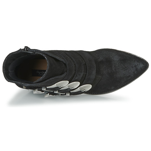 Pepe jeans - WESTERN W BUCKLE - Noir