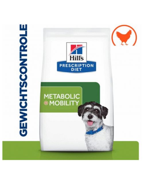 Hill's Prescription Diet J\/D Metabolic + Mobility Mini Weight Management Zak Kip - Hondenvoer