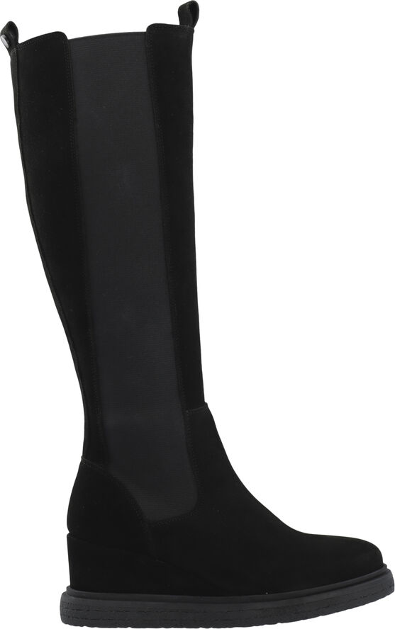 Cashott CASANJA Tall Boot Suede Black