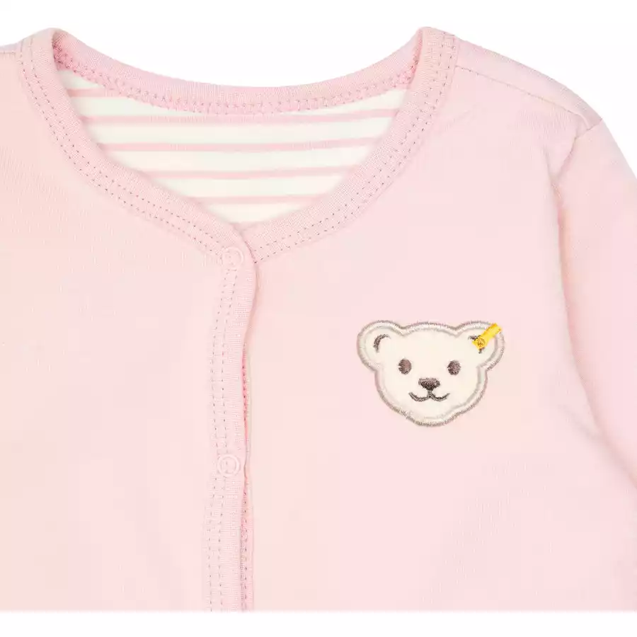 Steiff Wendejacke GOTS silver pink