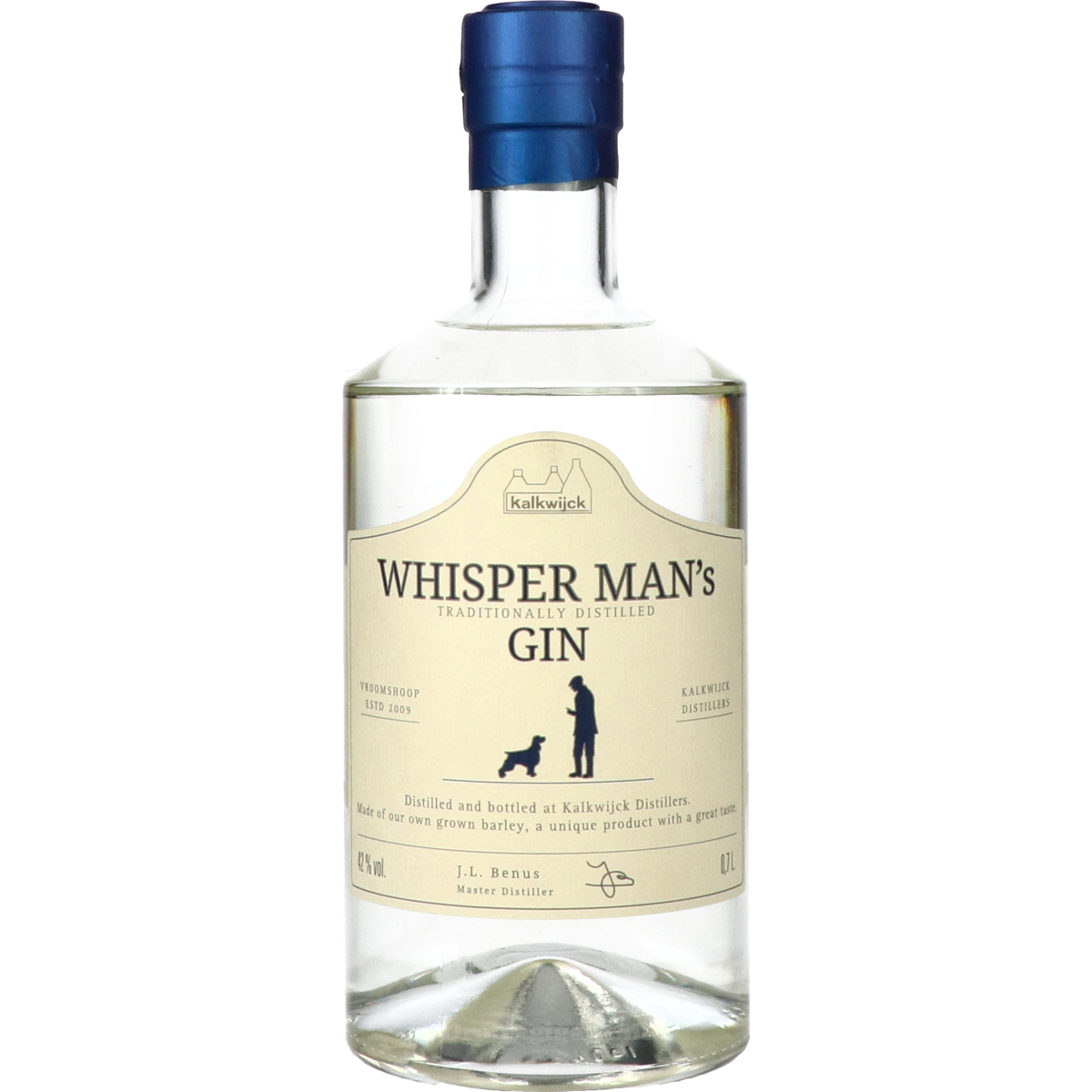 Kalkwijck Whisper Man's Gin 70 cl
