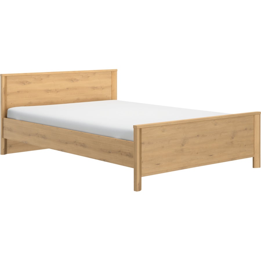 Schrank Schweizer 204 Eiche Furnier schwarz, mit Spiegel 153 cm