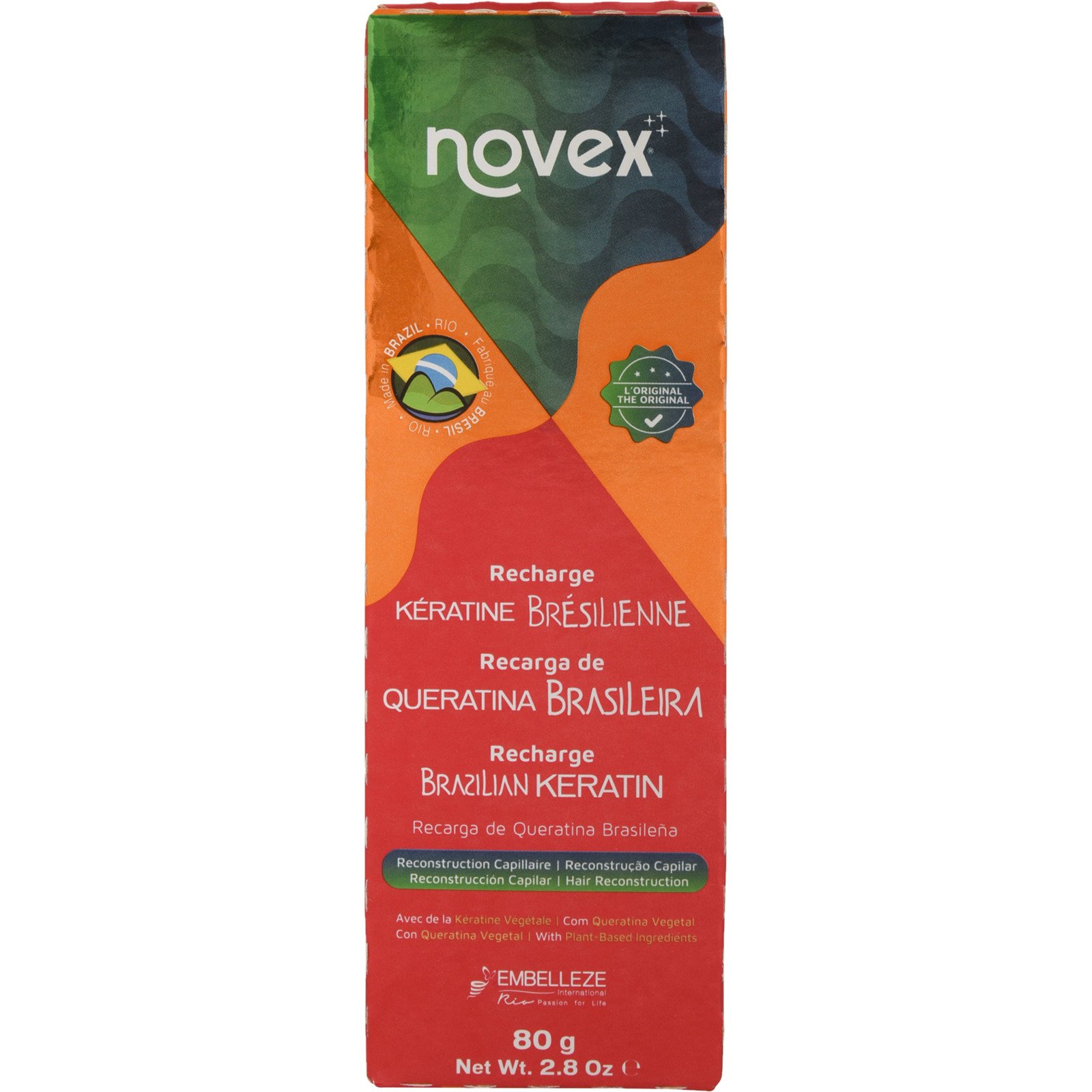 Novex Brasilianisches Keratin Creme 80 gramm