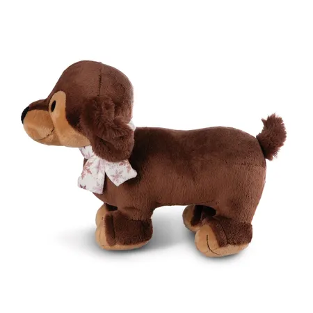 NICI Kuscheltier Dackel Skida mit Schal stehend, 22 cm