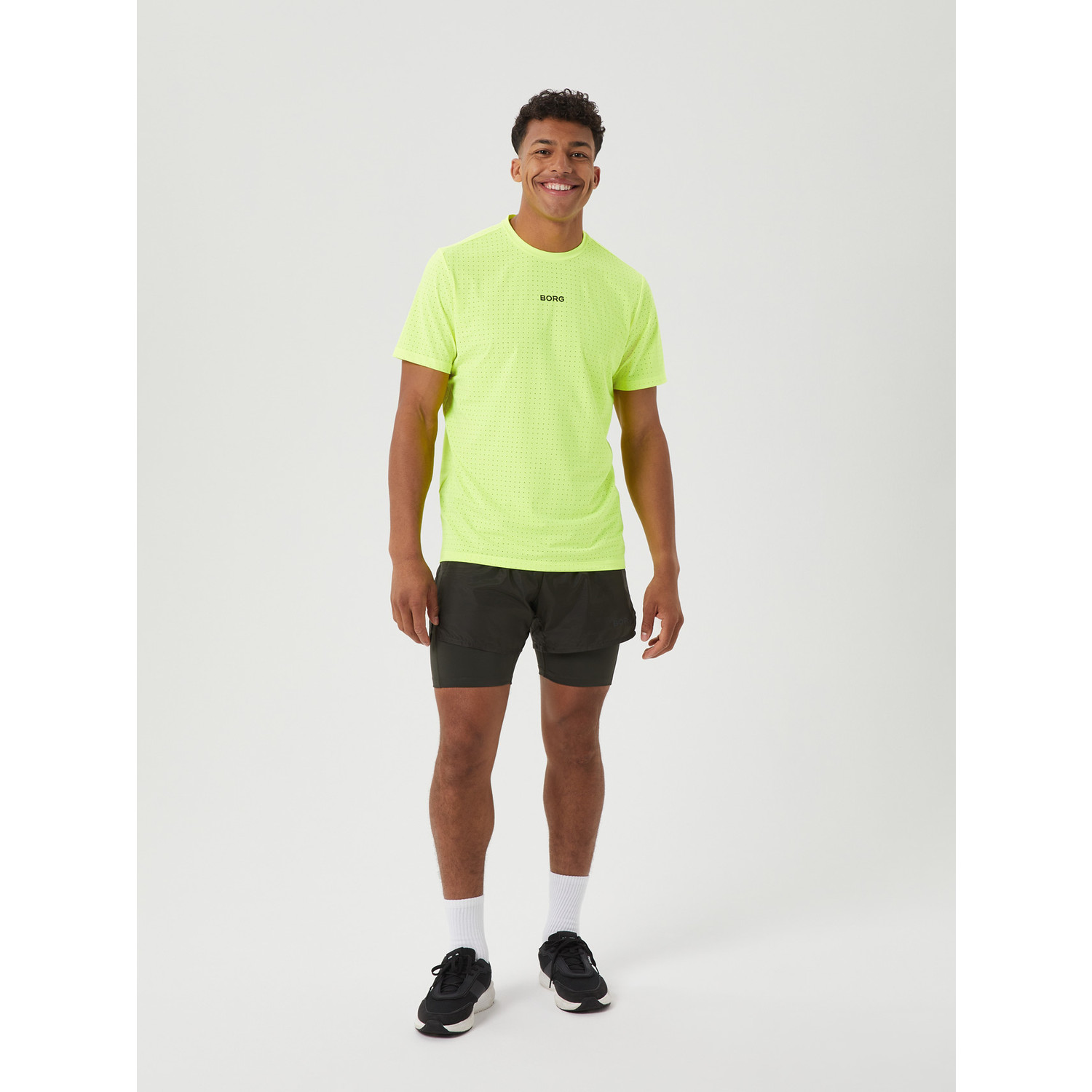 Björn Borg Borg Running Perforated T-Shirt Heren