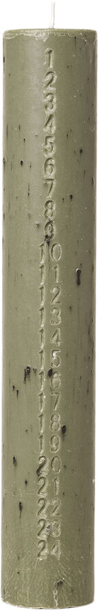 ferm LIVING Mura Advent Candle - Artichoke Gree Artichoke green