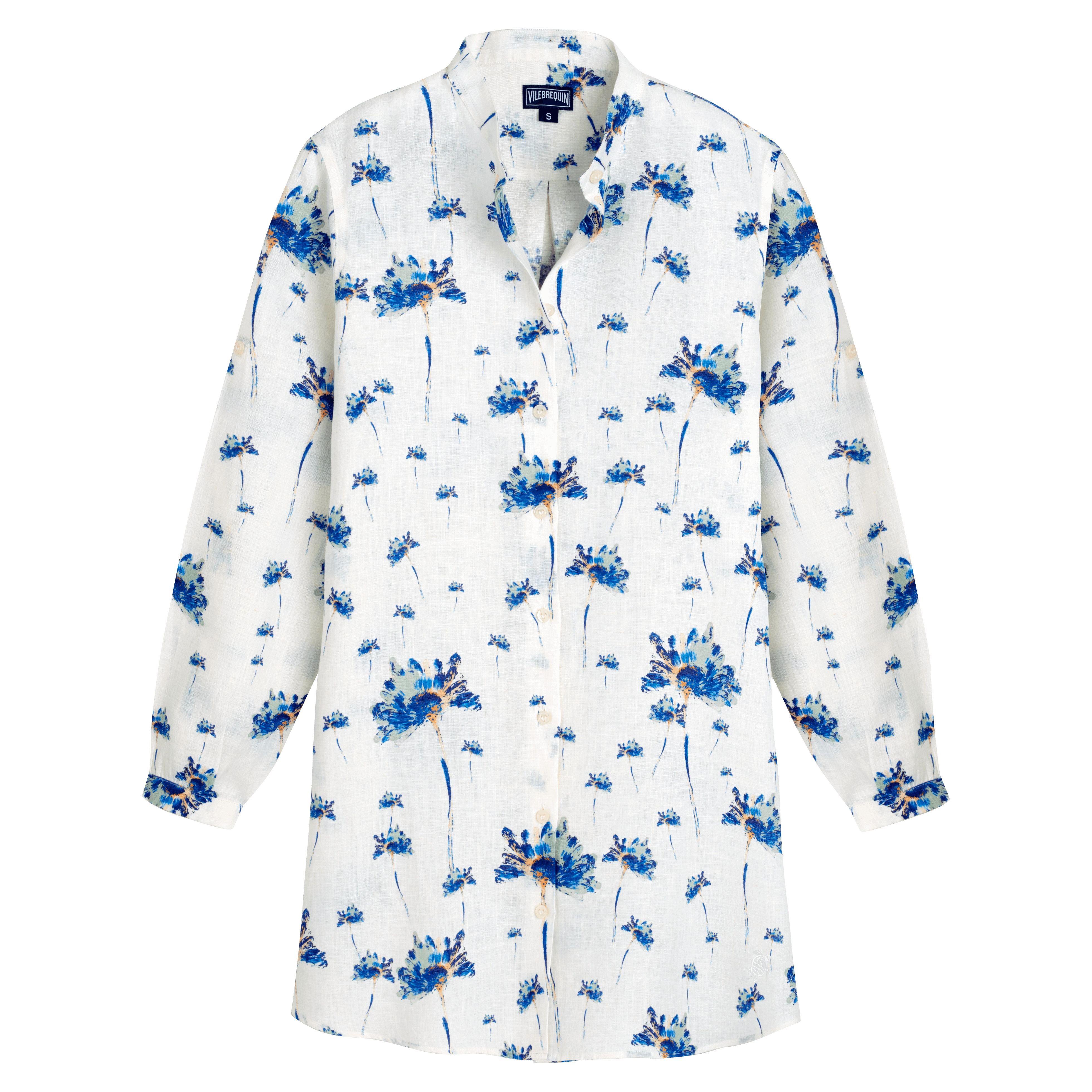 Robe chemise en lin femme Herbier