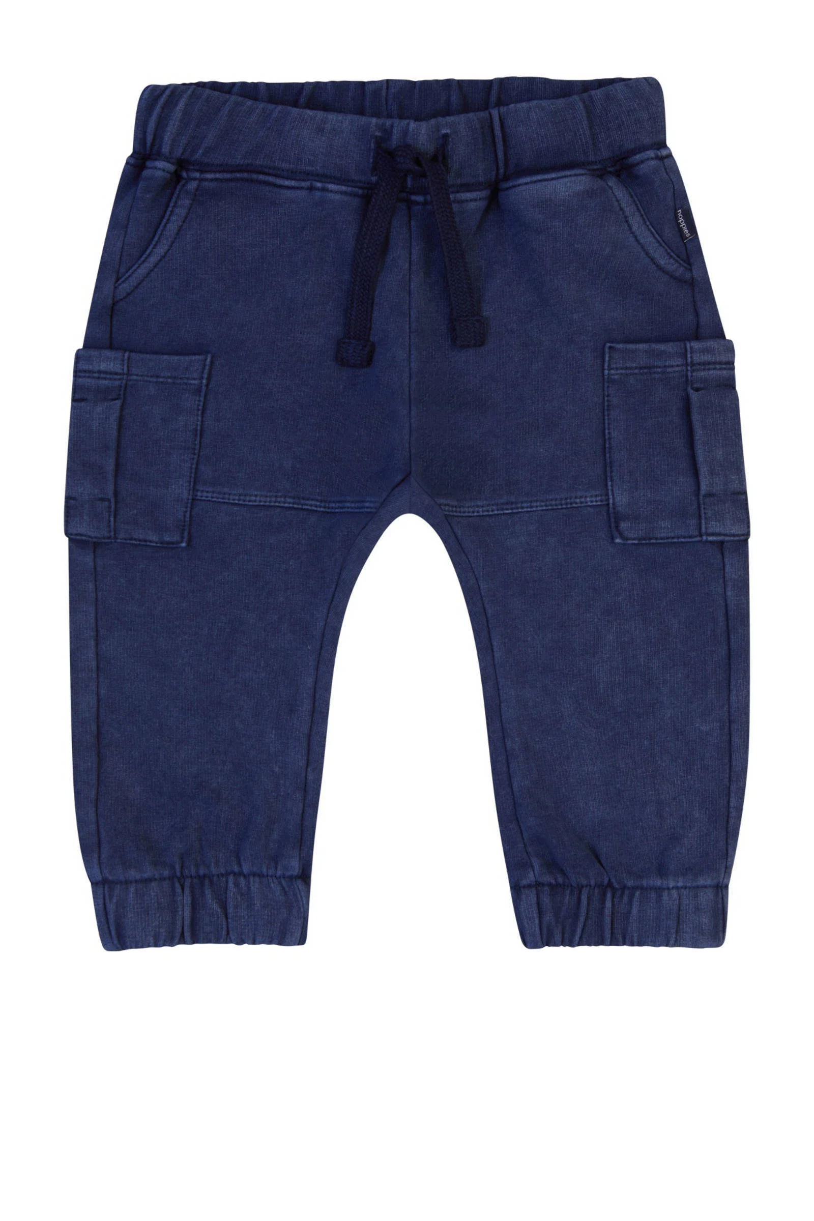 Noppies baby cargobroek blauw