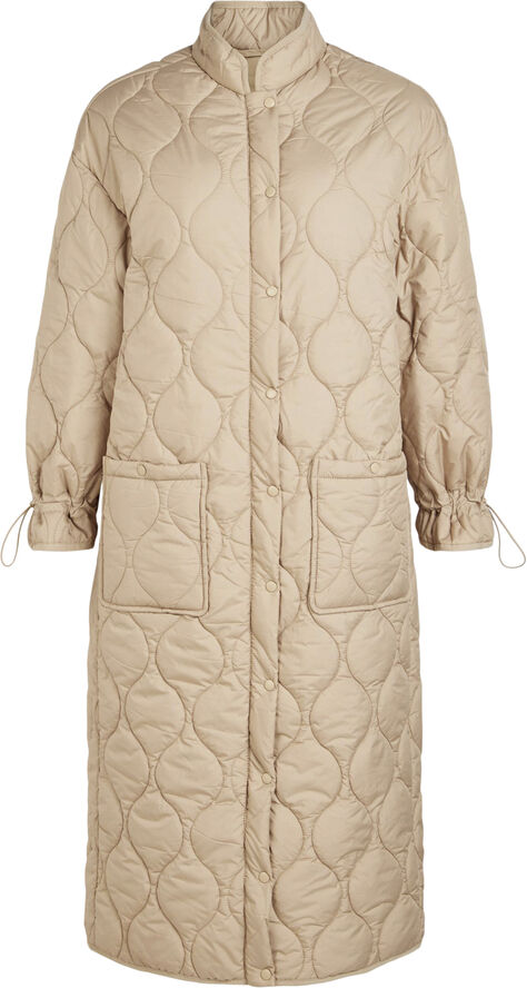 Object OBJLINE LONG QUILTED JACKET NOOS Cornstalk