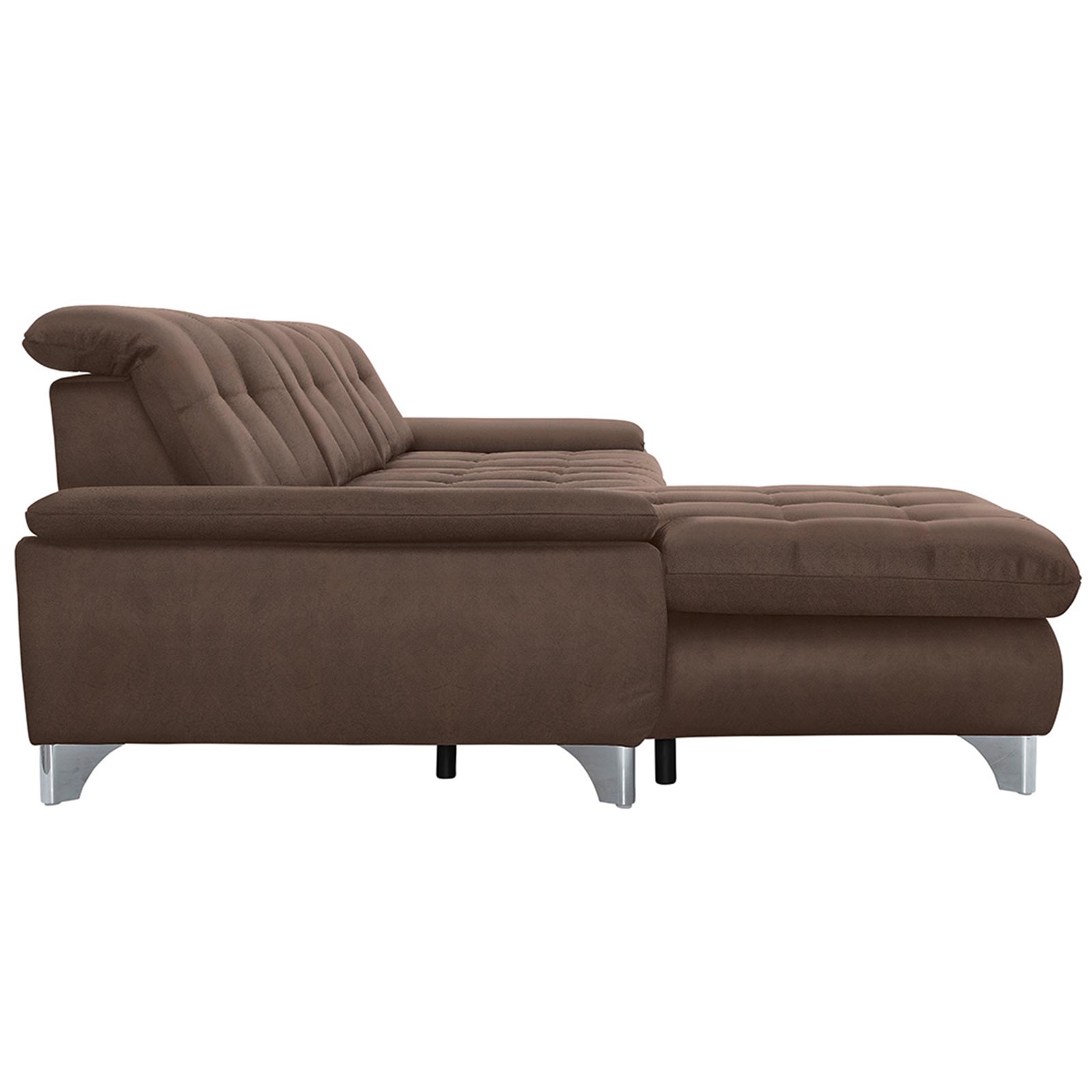 polsterpower Ecksofa - Saddle nougat - Basismodell - Recamiere links